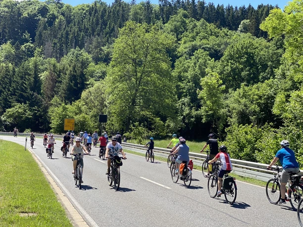 Rafahrer bei der Tour de Ahrtal