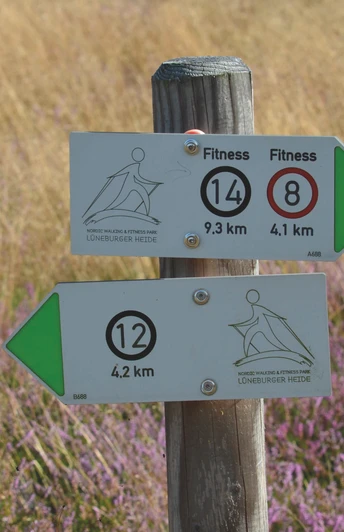 Klein Bünstorfer Heide Beschilderung