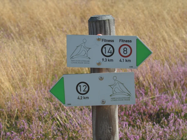 Klein Bünstorfer Heide Beschilderung