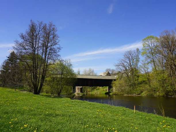 Holzbrücke Hohenfichte Holzbrücke Hohenfichte