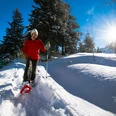 Schneeschuhlaufen rund um den Arnisee