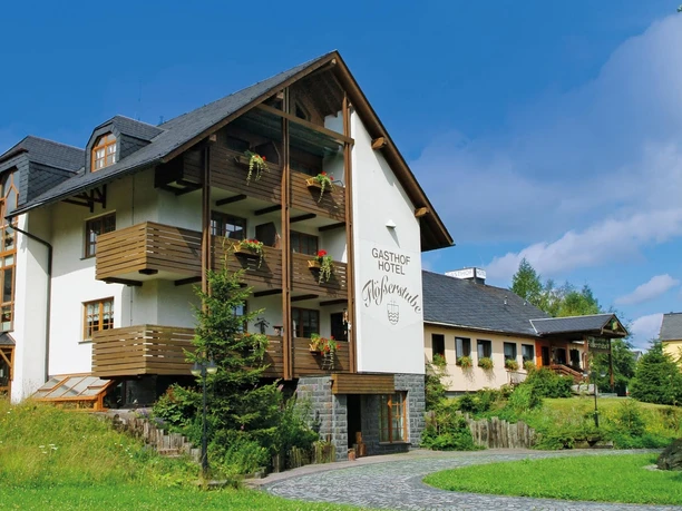 Außenansicht Hotel und Gasthof Flößerstube