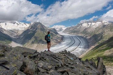 Alpine Wanderung UNESCO-Höhenweg vom Bettmerhorn zum Eggishorn