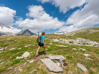 Alpine Wanderung UNESCO-Höhenweg vom Bettmerhorn zum Eggishorn