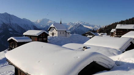 Winterwanderung von der Bettmeralp via Bettmersee, Gopplerlücke zur Riederalp