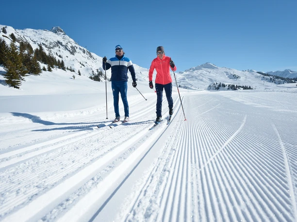 Langlaufloipe beim Bettmersee