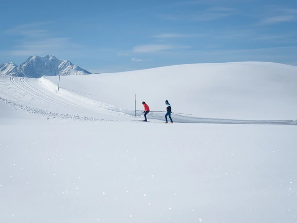 Langlaufloipe beim Bettmersee