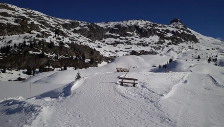 Winterwanderung Rundweg Bettmersee - Alpstallung