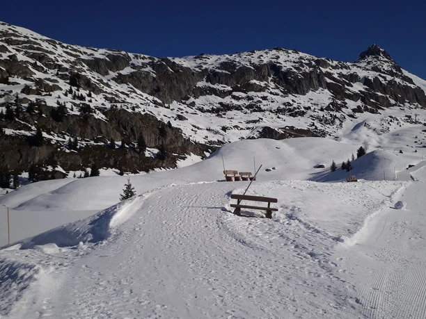 Winterwanderung Rundweg Bettmersee - Alpstallung