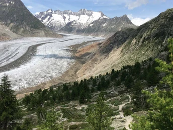 Rundwanderung von der Bettmeralp zu den Chatzulechern und zurück