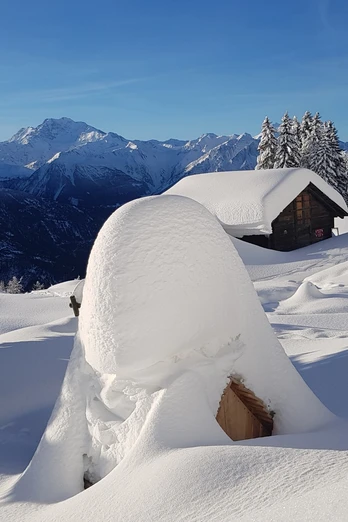 Winterwanderweg Betten Dorf - Goppisberg - Greich