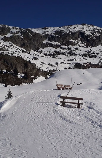 Winterwanderung Rundweg Bettmersee - Alpstallung