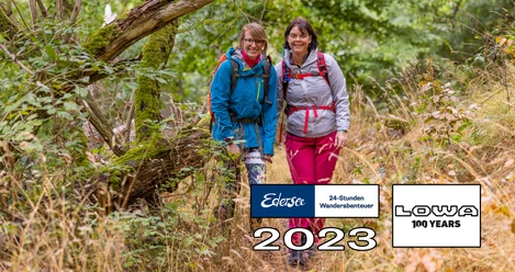 24-Stunden Wanderabenteuer Edersee 2023 presented by LOWA 100 years