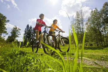 Auf dem Göltzschtal-Radweg