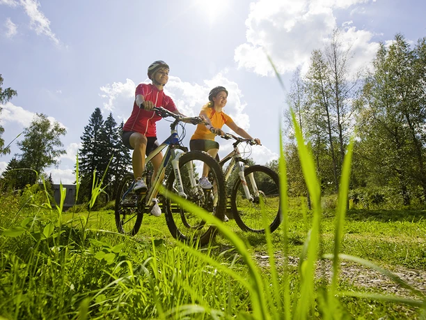 Auf dem Göltzschtal-Radweg