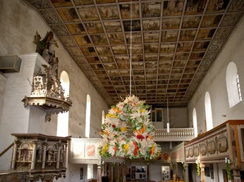 Löbnitz - Evangelische Kirche Löbnitz - Bibelbilderdecke