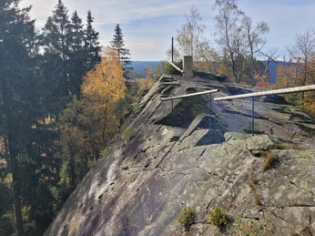 Gerade Kletterwand bis Trianguliersäule am Wendelstein