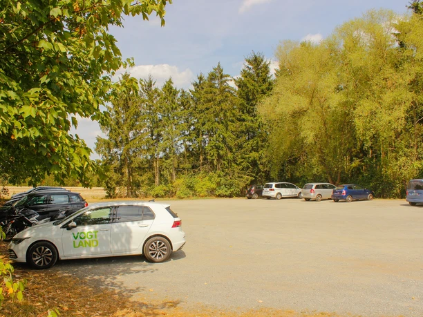Parkplatz Silberfeld am Zeulenrodaer Meer