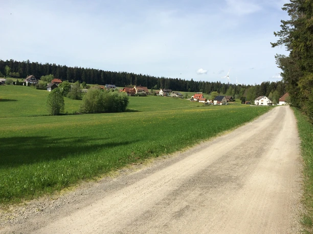 Blick auf Seewald-Eisenbach