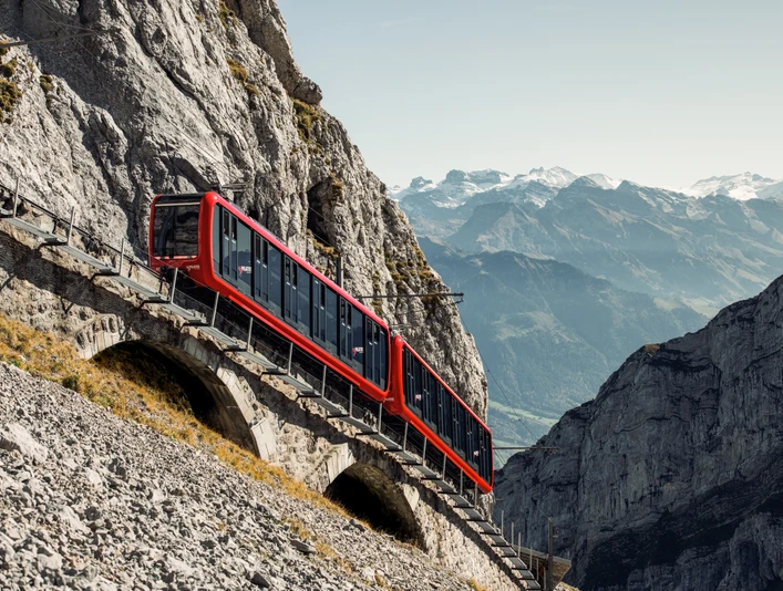 Pilatus cogwheel railroad