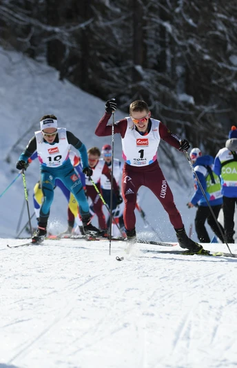 FIS Rennloipe anlässlich der Junioren WM 2018 Goms