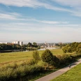 Elberadweg in Dresden