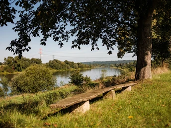 Am Elberadweg Richtung Dresden