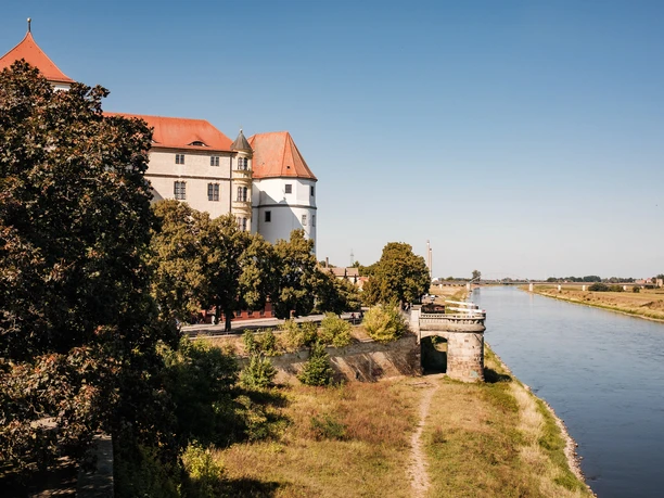 Torgau an der Elbe - Ansicht Schloss Hartenfels