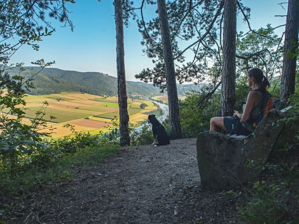 Wanderrast auf der Qualitätstour "Weserhöhen"