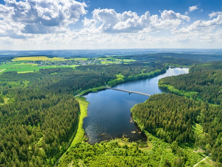 Talsperre Werda - Geigenbachtalsperre