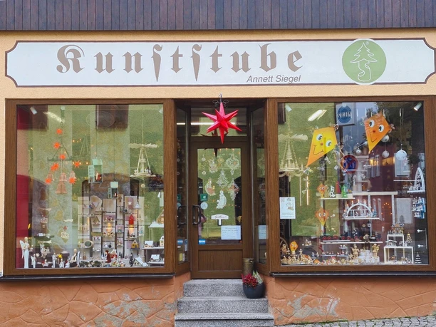 Außenansicht der Kunststube Siegel in Kurort Oberwiesenthal