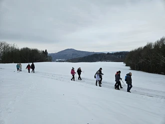 Im Winter wandern