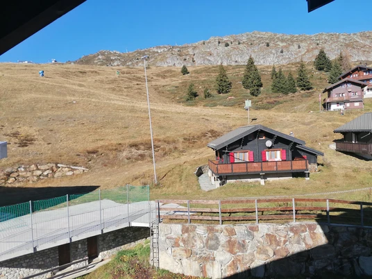 Ausblick Schlafzimmer D2 - gegenüber Blauseesessel