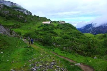 Auf dem Weg zur Lidernenhütte