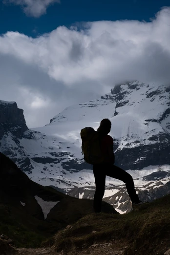 Auf Ruosalpler Chulm, Chammliberg und Schärhorn im Hintergrund