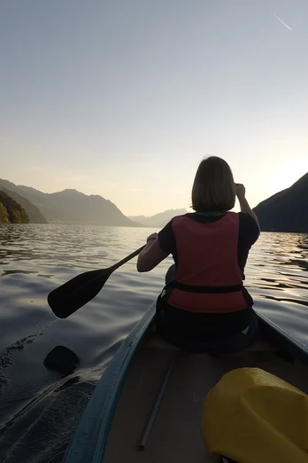Unterwegs auf dem Vierwaldstättersee zwischen Brunnen und Beckenried