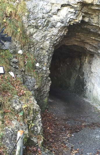 Eingang zum Tunnel.