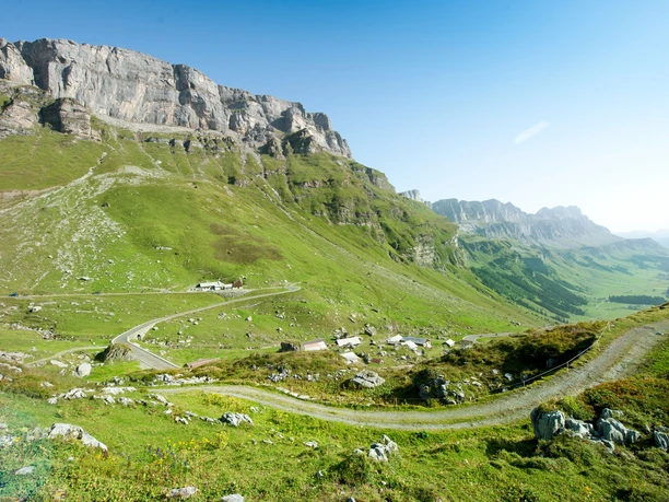 Blick vom Klausen Richtung Urnerboden