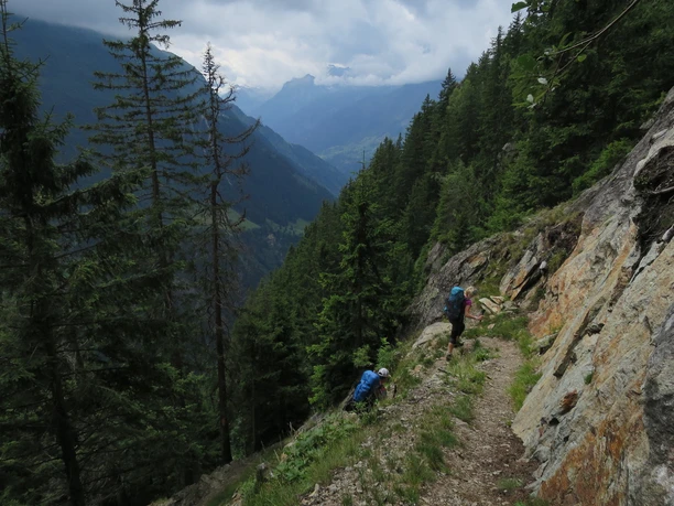 Weg vom Waldiberg Richtung Golzeren
