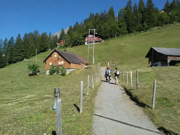 Der Ausgangspunkt der Wanderung: Das Brüsti auf fast 1600 müM