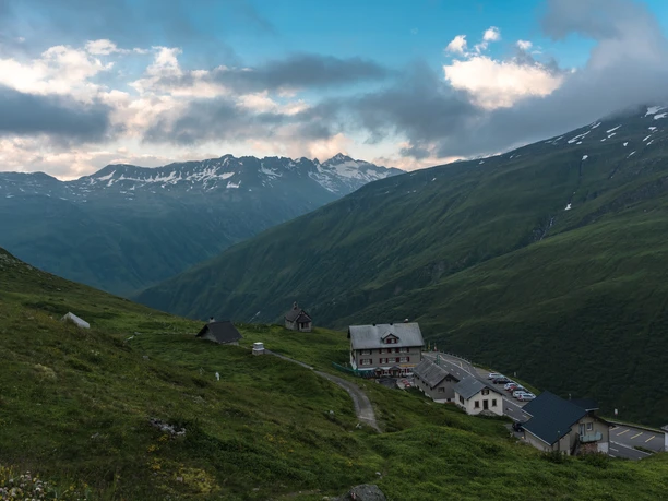 Ausgangspunkt der Wanderung: Tiefenbach an der Furkapassstrasse