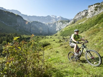 Urnerboden-Bike-Tour: Mit dem Bike durch die Klus ist beeindruckend!