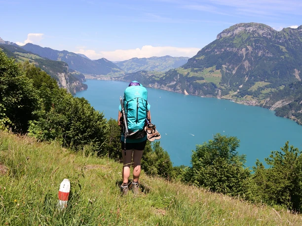 Eine unglaubliche Aussicht über den Urnersee