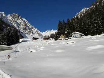 Hinterarni im tiefen Schnee