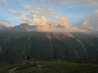 Abendstimmung auf der Windgällenhütte