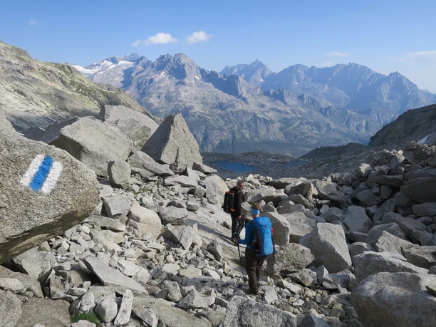 Wunderbare Sicht über die Göschenralp hinaus