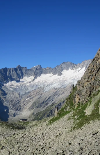 Wunderschöne Sicht zurück zur Bergseehütte