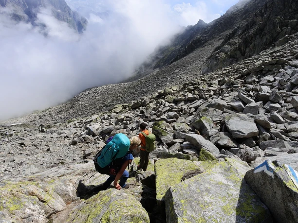 Von der Bergseehütte Richtung Voralptal