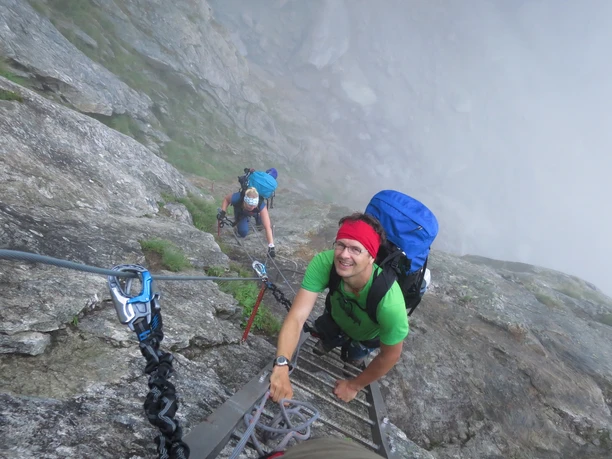 Wer hier wandert, muss schwindelfrei sein.