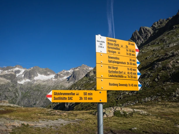 Vonder Sewenhütte Richtung Gurtnellen Dorf
